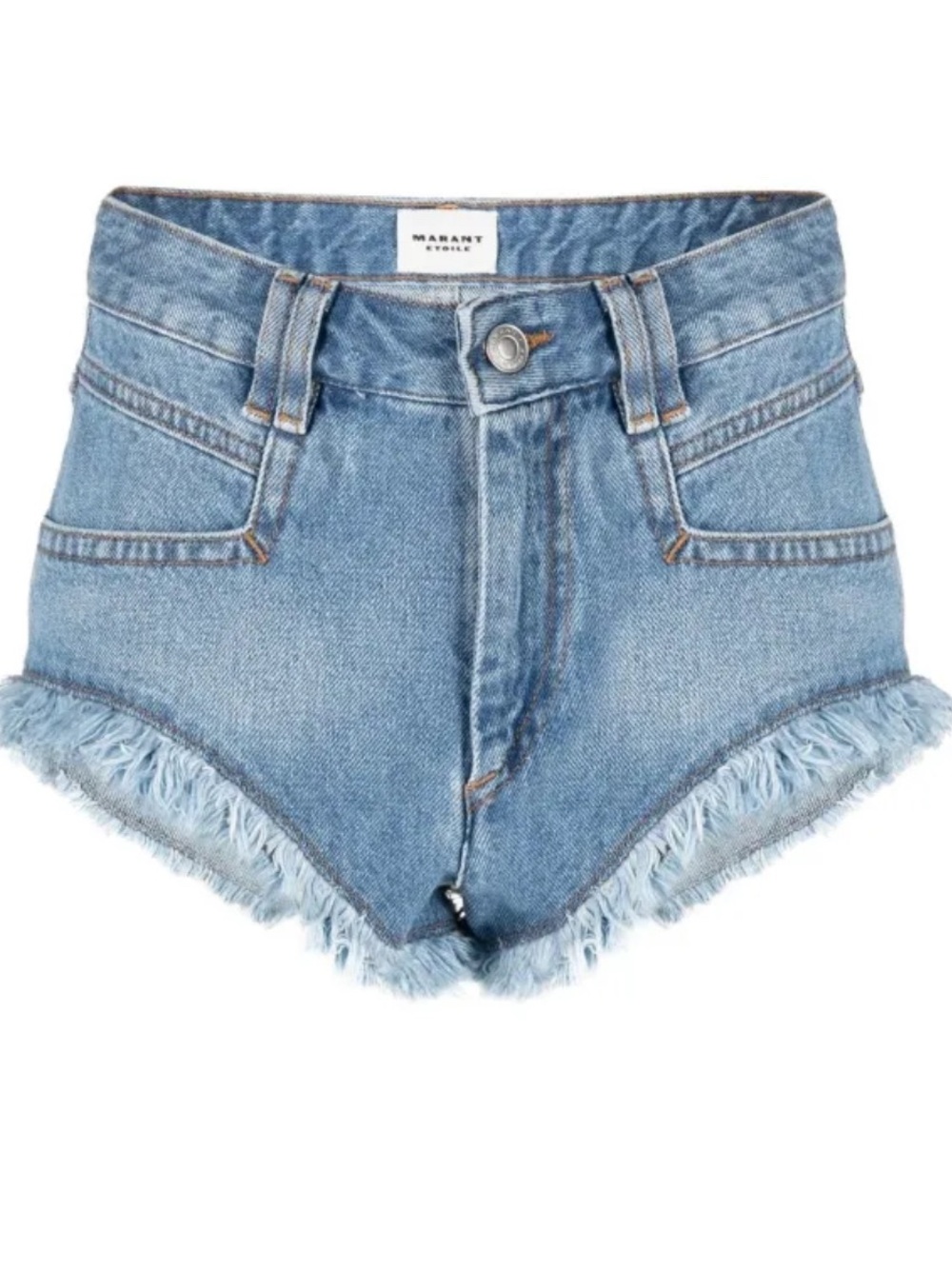 Isabel Marant Eneidao micro denim Jean shorts